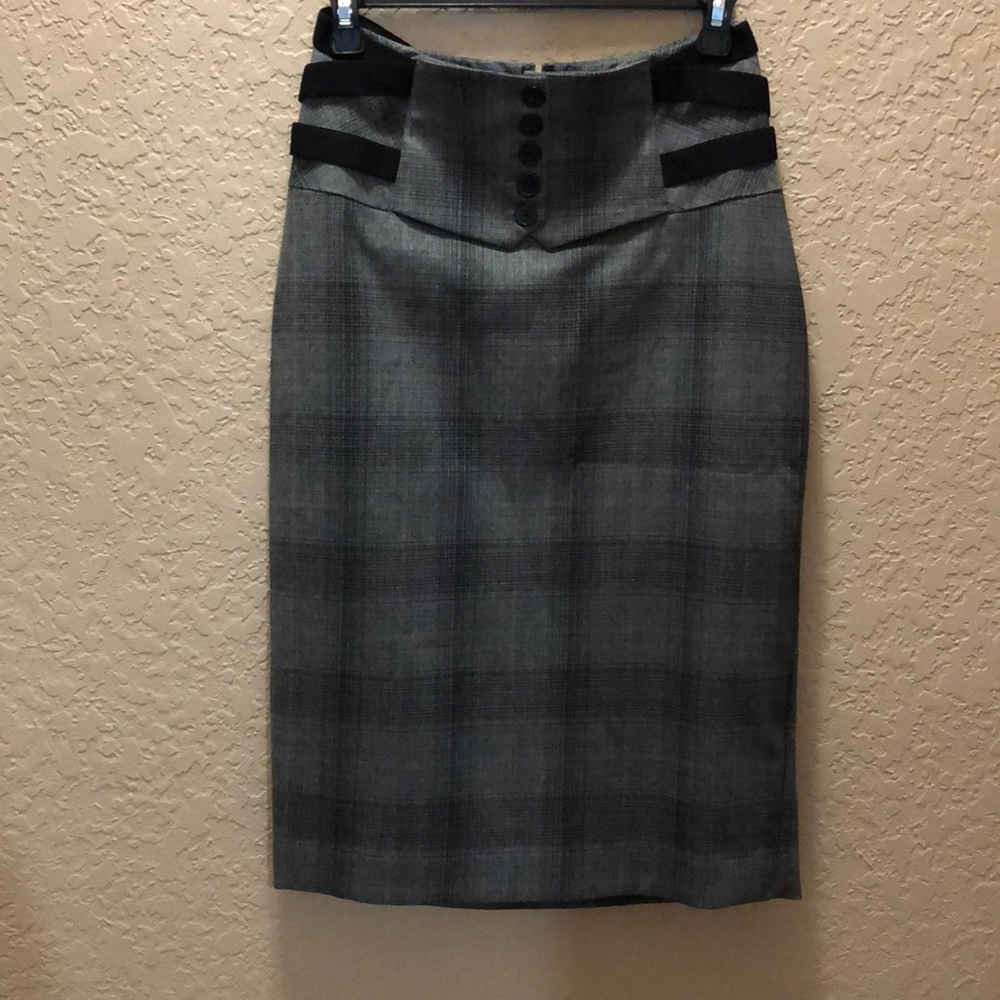 Black high waisted pencil skirt size 4